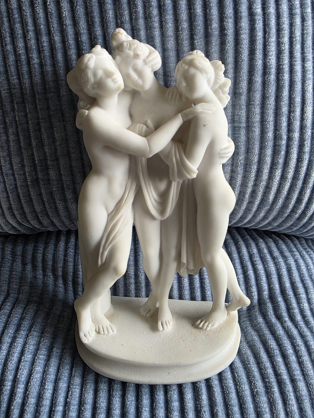 Vintage Classic Three Graces White Decorative Sculpture